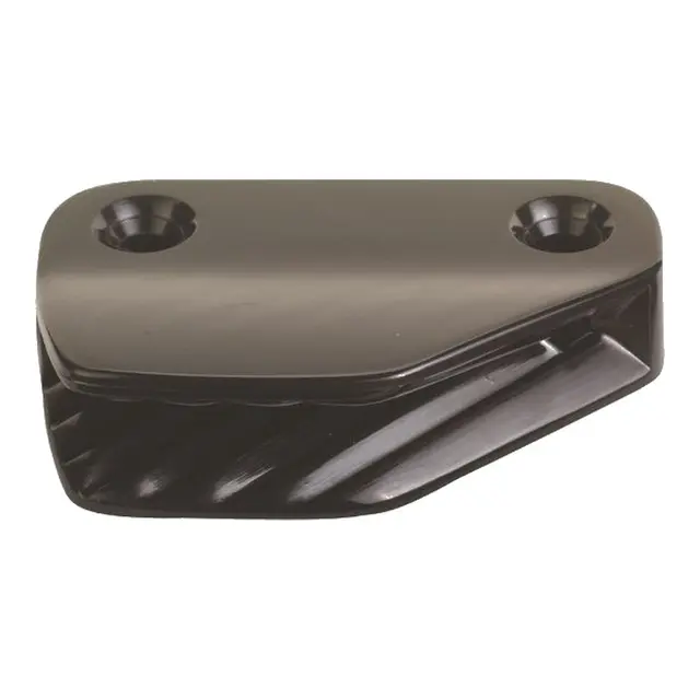 CLAMCLEAT Skjøtelås CL206, Skottmont. åpen styrbord - sort nylon, 6 - 10mm tau 