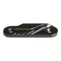 CLAMCLEAT Skj&#248;tel&#229;s CL213, lav profil &#229;pen styrbord - sort nylon, 2 - 5mm tau