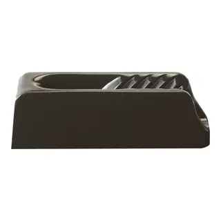 CLAMCLEAT Skj&#248;tel&#229;s CL228 vertikal guide lukket - sort nylon, 6 - 12mm tau