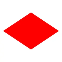 Signalflagg (30 x 45 cm) bokstav F