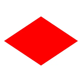 Signalflagg (30 x 45 cm) bokstav F