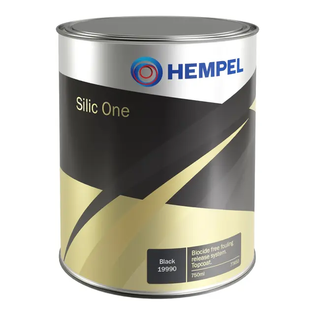 HEMPEL Bunnstoff SilicOne - 0,75l Sort (19990) 