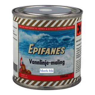 EPIFANES Vannlinjemaling, 250 ml M&#248;rk bl&#229;