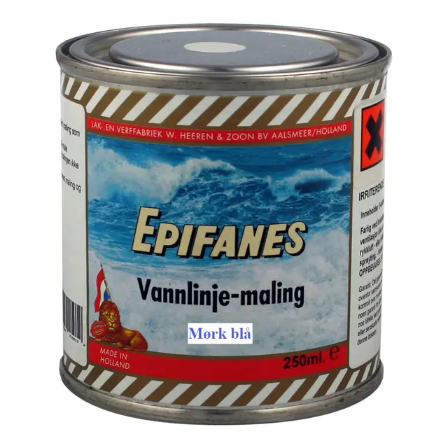 EPIFANES Vannlinjemaling, 250 ml Mørk blå 