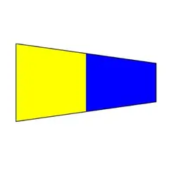 Signalflagg (30 x 45 cm) tall 5