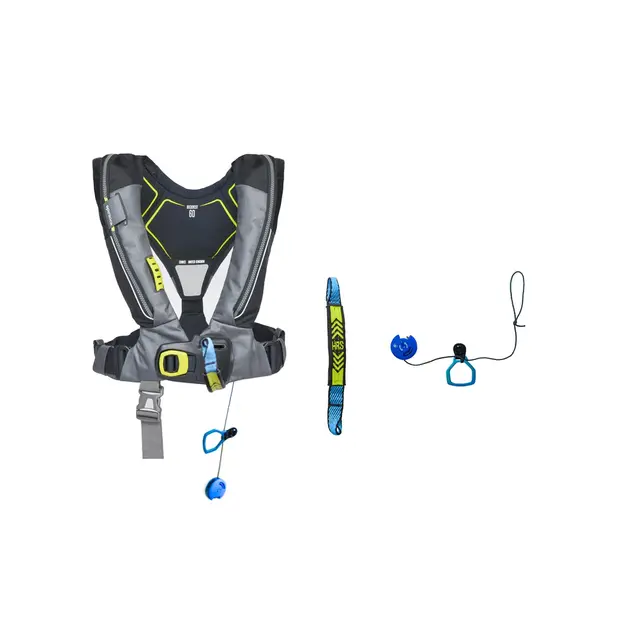 SPINLOCK Deckvest 6D Black 170N med HRS System - One Size 