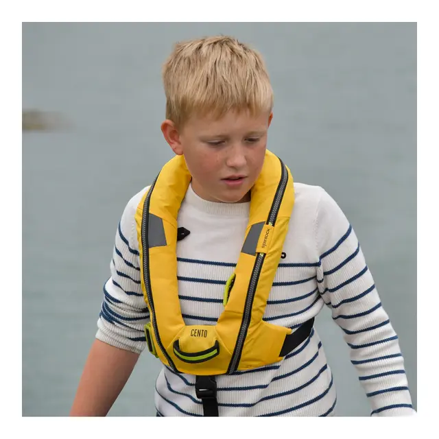 SPINLOCK Deckvest Cento JR Sun Yellow, 100N, 20-50kg 