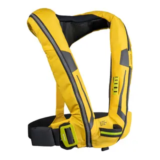 SPINLOCK Deckvest Lite+ Sun Yellow Oppbl&#229;sbar seilvest 170N m/PLB feste