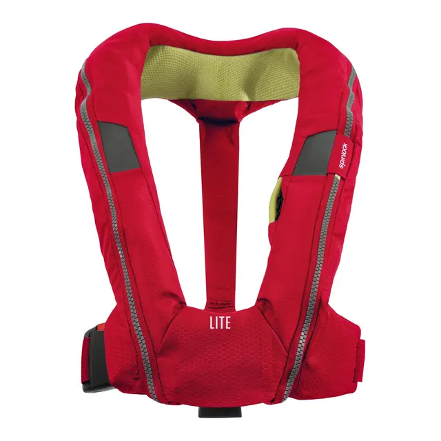 SPINLOCK Deckvest LITE - Mercury Red Rå vest for bruk i motor- og seilbåter 