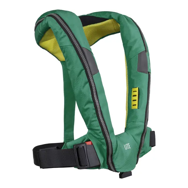 SPINLOCK Deckvest Lite - Seagrass Green Rå vest for bruk i motor- og seilbåter 