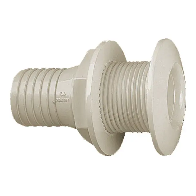 NUOVA RADE Skroggjennomføring Krem nylon for Ø38mm (1 1/2") slange 