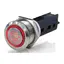 BEP Summer/alarm LED, R&#248;d 12V