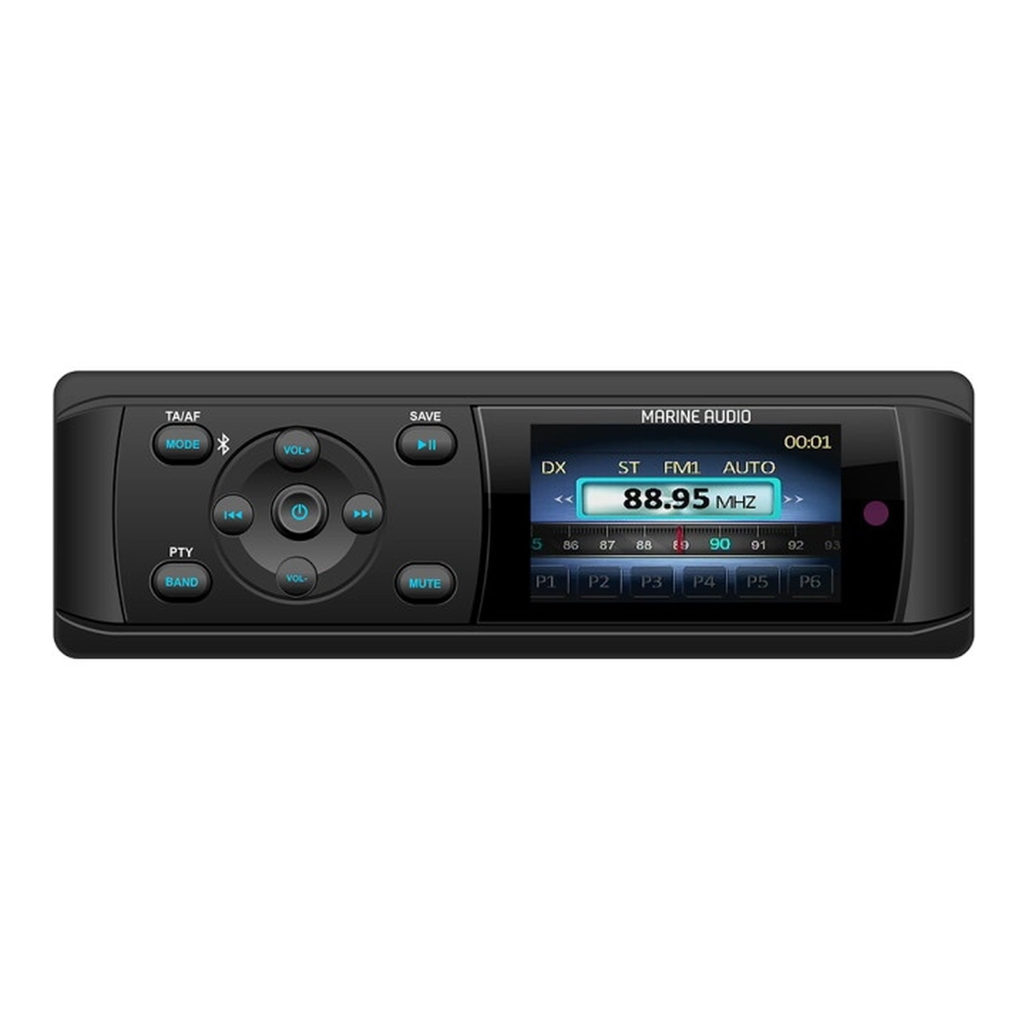 1852M Marine Stereo DAB+ 1 DIN, Bluetooth IPX