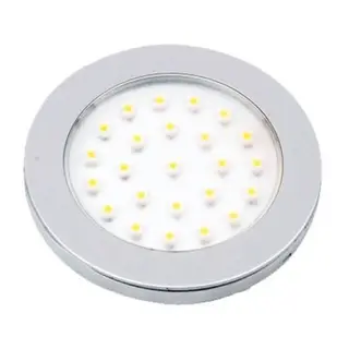 NAUTICLED downlight innfell. varmhvit m/bryter 10-30V