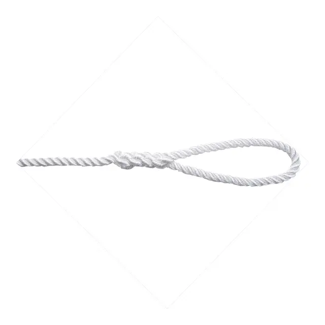 1852M Fortøyningsline, 3-slått Ø10mm x 10m - Hvit polyester 