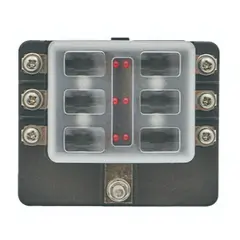 1852M Sikringsholder LED indikator 6 uttak