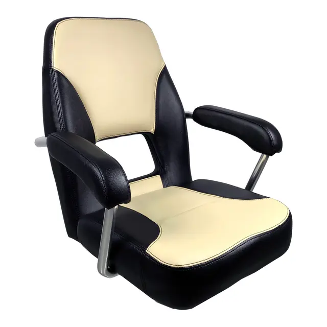 MARINVENT Båtstol Cruiser 58 sort/beige - Marine vinyl 