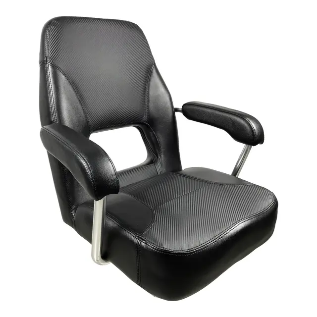 MARINVENT Båtstol Cruiser 58 Sort / sort karbon - Marine vinyl 