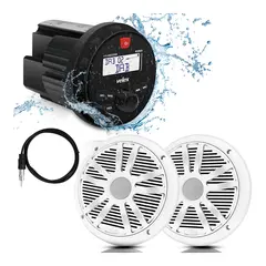 VELEX Marine Stereo DAB+ Pakke m/h&#248;yttalere