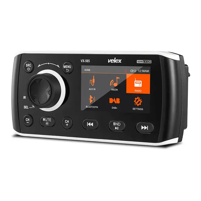 VELEX Marine Stereo VX565 - DAB+ 
