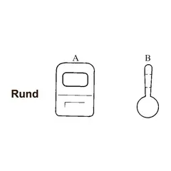 SEASURE Seilglider HA158 - 5 pk. Rund - A:23mm / B: 9mm
