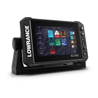 LOWRANCE Elite FS 7 m/HDi-giver 7&quot; kartplotter m/ekkolodd og HDi-giver