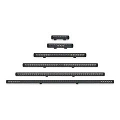 T-TRON Lysbjelker&#160; LED slim E - sort 10-30V - Osram dioder
