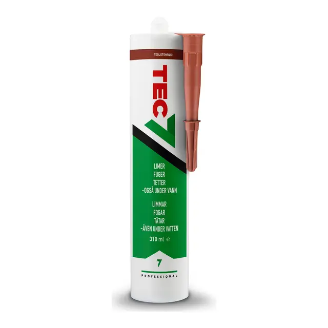 TEC7 Fugelim, terracotta- 310 ml m/UV- filter 