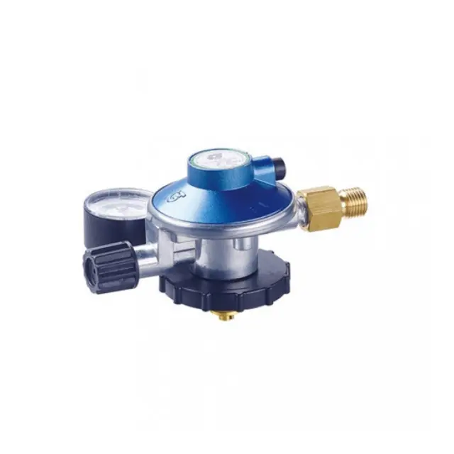 SUNDQUIST Gassregulator med manometer til CGI gassflasker - 2 og 3kg flaske 