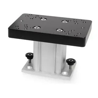 CANNON Sokkel Aluminium, Fast - 4&quot; 10cm - ferdig hull til Cannon