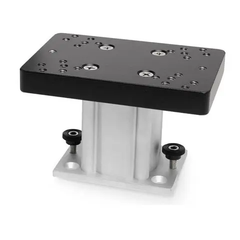 CANNON Sokkel Aluminium, Fast - 4&quot; 10cm - ferdig hull til Cannon