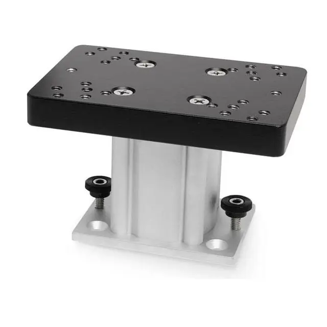 CANNON Sokkel Aluminium, Fast - 4" 10cm - ferdig hull til Cannon 