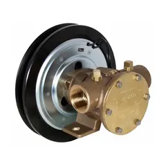 JABSCO Impellerpumpe m/reimdrift - 1&quot; 12V Clutch - Enkel reim (1B)&#160;50080-2201