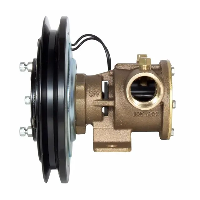 JABSCO Impellerpumpe m/reimdrift - 1" 12V Clutch - Enkel reim (1B) 50080-2201 