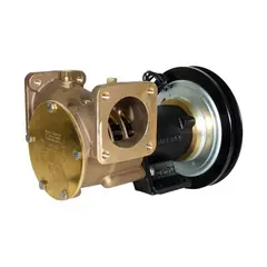 JABSCO Impellerpumpe for reimdrift - 2&quot; 24V Clutch - Enkel reim (1b)