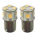 1852M LED Pære u/kuppel 12/24V - 2pk BA15S - Varmhvit - 140 lumen