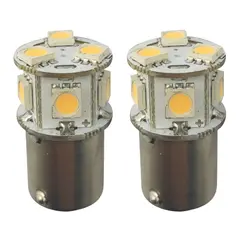 1852M LED P&#230;re u/kuppel 12/24V - 2pk BA15S - Varmhvit - 140 lumen