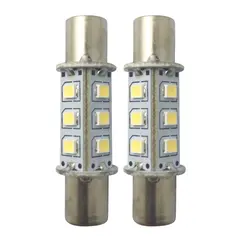 1852M LED lanternep&#230;re 2-pk BS43 sokkel - Kaldhvit