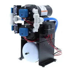 JABSCO Dobbel Trykkvannspumpe 12V 2-stegs, inkl. akkumultortank