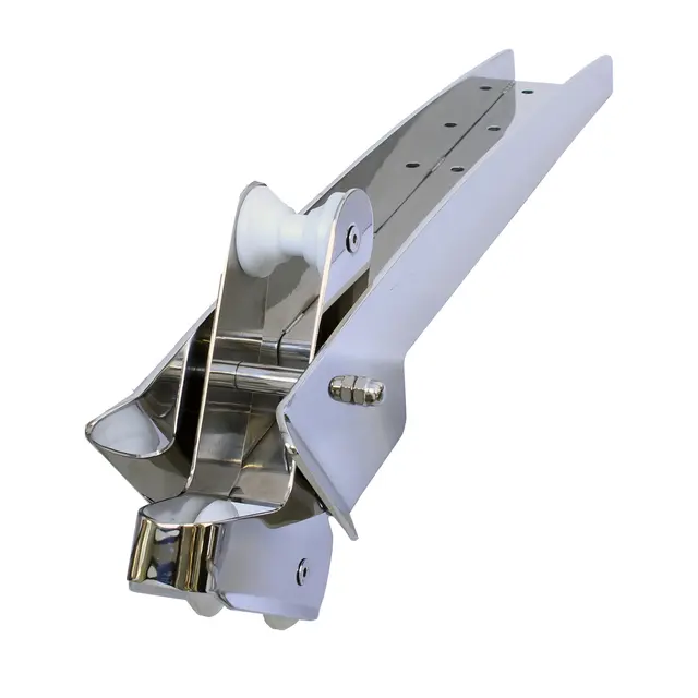 1852M Leddet Ankerrulle 316 750x90mm for anker 15-30kg - Self launching 
