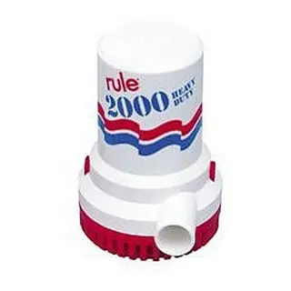 RULE Lensepumpe 2000 GPH, 24V