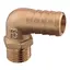 Slangekopling 90°, 1" - Ø30mm Messing
