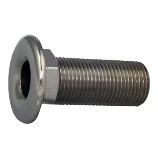 Skroggjennomføring, 3/4" Syrefast Stål 316