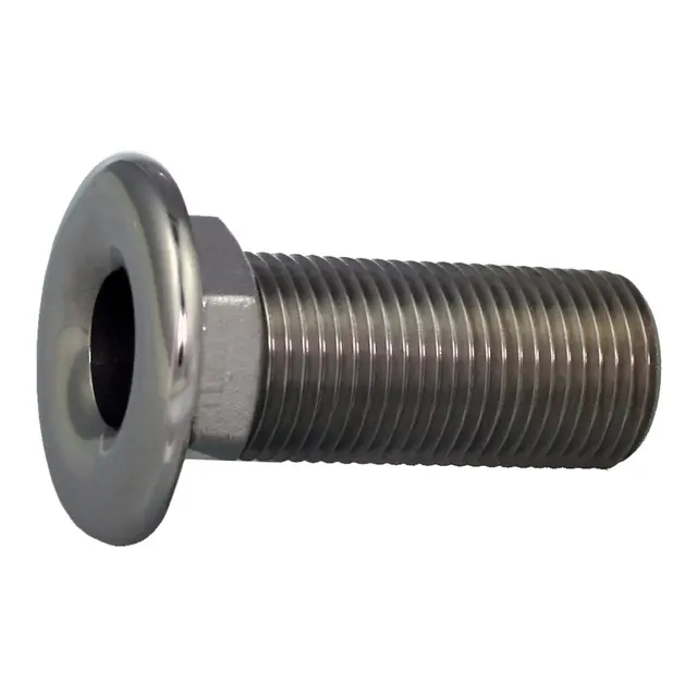 Skroggjennomføring, 1 1/4" Syrefast Stål 316 