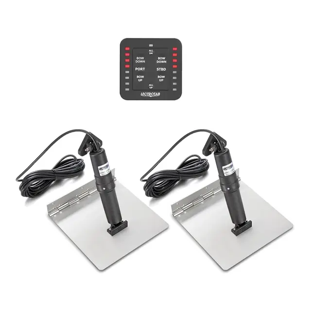 LECTROTAB Trimplan kit i syrefast stål 9 x 12" (23 x 30 cm) m/LED kontrollpanel 