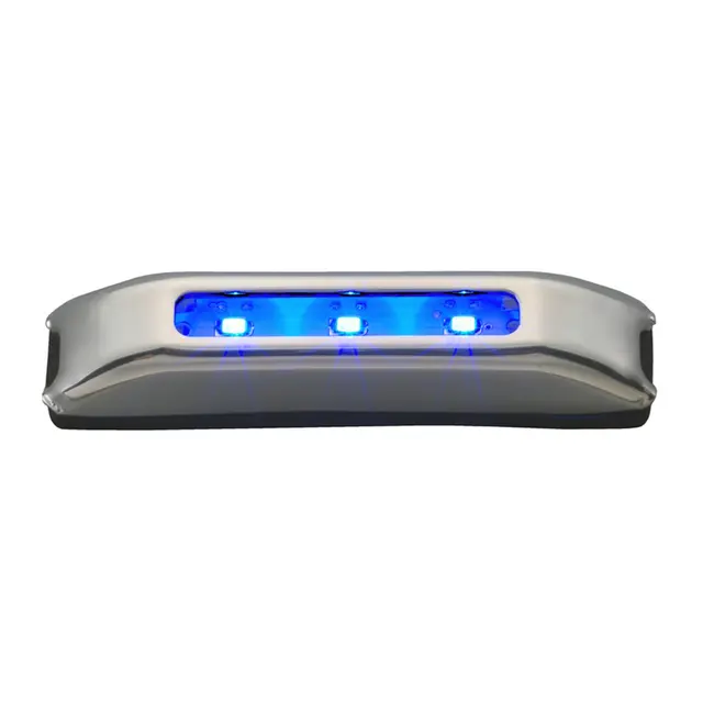 Pyntelys Mizar LED, front, blå 