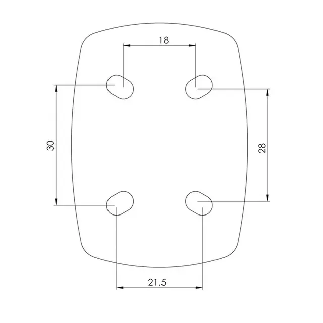 TREM Mini Star Lanterne - Babord Sort - 43 x 61 x 34 mm 