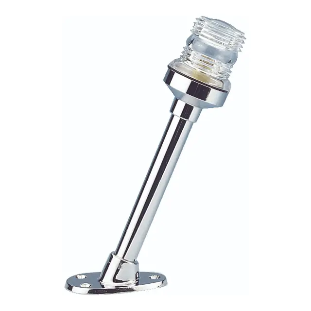 Ankerlanterne forkrommet messing 61cm - LED 