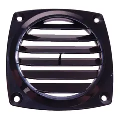 Ventilrist 3&quot; plast - sort flat