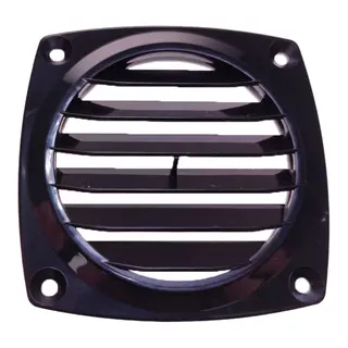 Ventilrist 3&quot; plast - sort flat